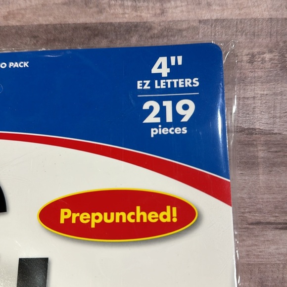 Carson Dellosa Prepunched Black Upper- and Lowercase Combo Pack - Picture 5 of 6